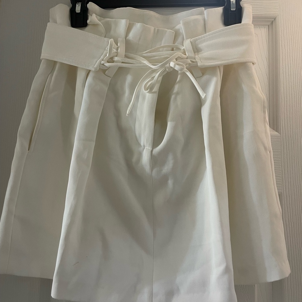 IRO White Corset skirt